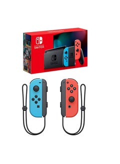 Buy Switch Console (Extended Battery) and Neon Blue and Red Joy‑Con With Extra Neon Blue and Red Joy‑Con in UAE