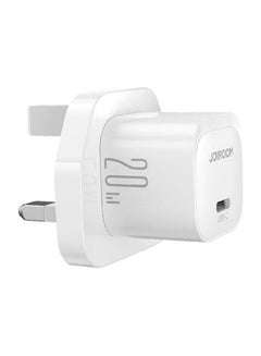 Buy USB-C Charger PD 20W Fast Charger for Smartphones and Tablets with Wall Plug, Supporting QC 3.0, Travel Adapter for Fast Charging, Compatible with Samsung AFC, Huawei SCP, Apple, and more -Etc White in Saudi Arabia