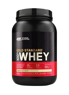 Buy Gold Standard 100% Whey Protein Powder-Vanilla Ice Cream-29 Servings 899 G in UAE