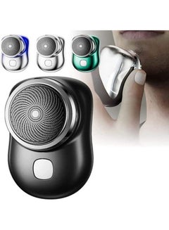 Buy Mini 2023 New Pocket Portable Electric Shaver, Magic USB Rechargeable Travel Razors For Men Shaving Face Black in UAE