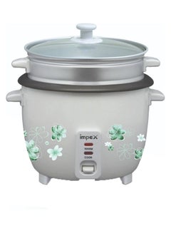 Buy Electric Rice Cooker With Automatic Cooking, Keep Warm, Safety Protection, And Steamer - Easy to Use, Convenient, Durable 2.8 L 1000 W RC 2804 White in Saudi Arabia