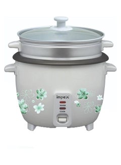 Buy Electric Rice Cooker With Automatic Cooking, Keep Warm, Safety Protection, And Steamer - Easy to Use, Convenient, Durable 2.8 L 1000 W RC 2804 White in UAE