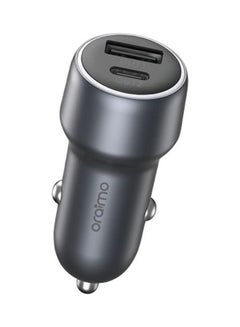 اشتري Bullet 48 Car Charger Dual Ports USB-A And Type C Black في مصر