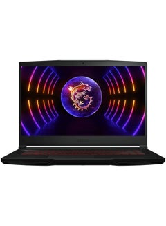 Buy GF63 Thin 12UCX Gaming Laptop With 15.6-Inch FHD Display, Core i5-12450H Processor/8GB RAM/512GB SSD/4GB NVIDIA GeForce RTX 2050 Graphics Card/Windows 11 Home English Black in UAE