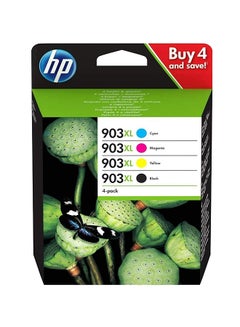 اشتري 3HZ51AE 903XL High Yield Original Ink Cartridges Multipack Black/Cyan/Magenta/Yellow في الامارات