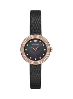 اشتري Women's Analog Round Shape Leather Wrist Watch AR11433 - 30 Mm في الامارات