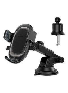 اشتري Car Phone Holder 3 in 1 Phone Holder Car for Dashboard,Windshield,Air Vent Mobile Holder for Car with Auto Clamping Strong Suction Cup Car Phone Mount Compatible with iPhone 15 Pro Max/14/13/S23/S22 Black في الامارات