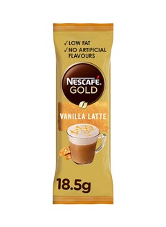 Buy Gold Cappuccino Vanilla Latte Coffee Mix Sachet 18.5grams in UAE