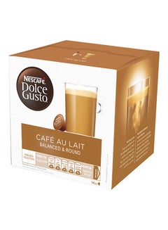 Buy Dolce Gusto Cafe Au Lait 16 Capsules 100grams in UAE