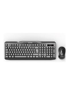 Buy Wireless Keyboard & Mouse Combo, Slim design computable with Windows 10,11, Mac official desktop combo set, Datazon DZ-KM388 Black in Saudi Arabia