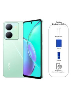 اشتري Y36 5G Dual SIM Crystal Green 8+8GB RAM 256GB With Online Exclusive Benefits: 6 Months Screen Protection, Gifts - Middle East Version في السعودية