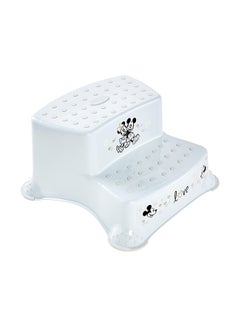 Buy Disney Double Step Stool With Anti-Slip Function - Minnie Mickey Blue in Saudi Arabia