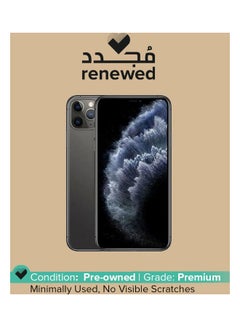 اشتري Renewed - iPhone 11 Pro Max With FaceTime Space Gray 256GB 4G LTE - International Version في الامارات