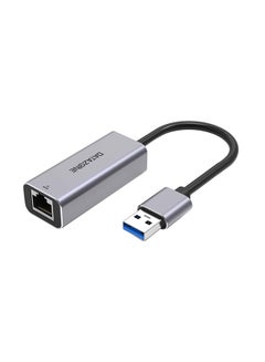 Buy USB-A To Ethernet Adapter Grey in Saudi Arabia