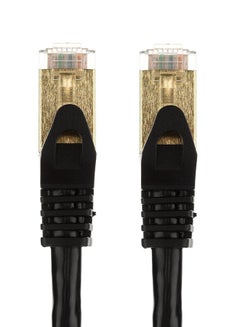 Buy LAN Cable CAT8 1M Black in Saudi Arabia
