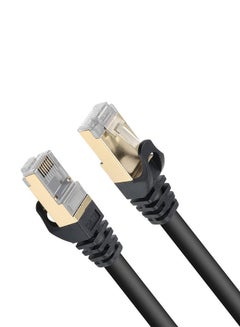 اشتري LAN Cable Cat 8 High Speed 15M Black في السعودية