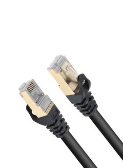 Buy LAN Cable Cat 8 High Speed 5M Black in Saudi Arabia