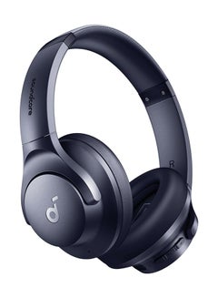 Buy Q20i Hybrid Active Noise Cancelling Foldable Headphones, Wireless Over-Ear Bluetooth, 40H Long ANC Playtime, Hi-Res Audio, Big Bass, Customize via an App, Transparency Mode Blue in Egypt