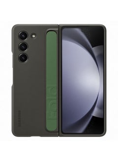 Buy Galaxy Z Fold 5 Standing Cover With Strap Graphite in Saudi Arabia