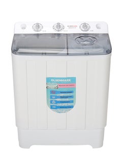 Buy Twin Tub Semi Automatic Washing Machine OMSWM5504-8K White in Saudi Arabia