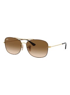 اشتري Unisex Rectangular Sunglasses - 3799 - Lens Size: 57 Mm في السعودية