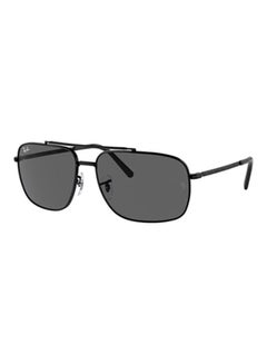 Buy Unisex Rectangular Sunglasses - 3796 - Lens Size: 59 Mm in Egypt