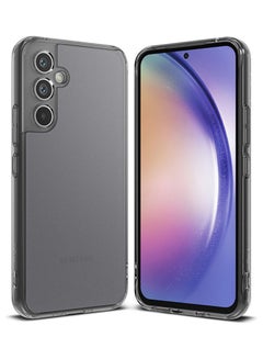 Buy Fusion Series Cover Compatible with Samsung Galaxy A54 5G Case Translucent Anti-Scratch Hard PC Back Shockproof TPU Bumper Protective Phone Case - Matte Black in UAE