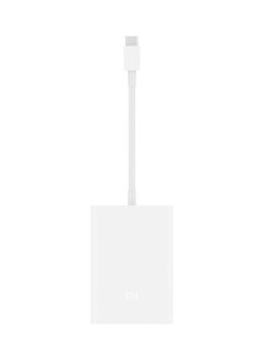 Buy Mi Usb C To Vga And Gigabit Ethernet White in UAE