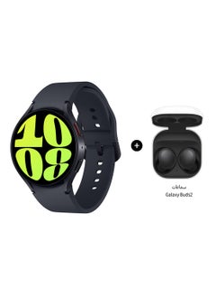 اشتري Galaxy Watch 6 44 Mm Cellular Smartwatch + Galaxy Buds 2 Graphite في الامارات