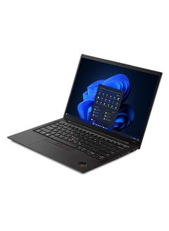 اشتري ThinkPad X1 Carbon Gen 11 Laptop With 14-Inch Display, Core i7-1355U Processor/32GB RAM/1TB SSD/Windows 11 Pro/Intel Iris Xe Graphics English/Arabic Black في الامارات