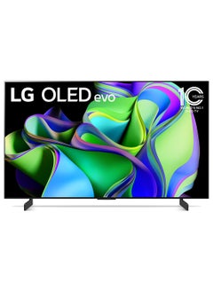 Buy OLED Evo C3 48 Inch 4K Smart TV 2023 OLED48C36LA Black in UAE