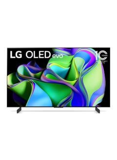Buy OLED Evo C3 65 Inch 4K Smart TV 2023 OLED65C36LA Black in UAE