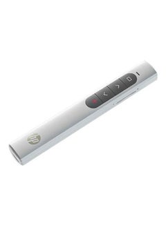 Buy SS10 Wireless rechargeable Presentation Flip Pen Wireless Laser Presentation Control White in UAE