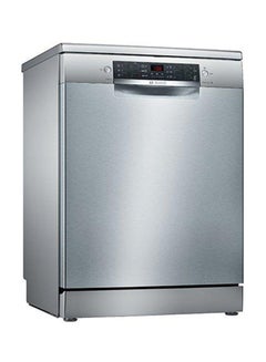 Buy Dishwasher With 12 Place Settings And 6 Programs 12.6 L SMS46DI00M Silver Inox in Saudi Arabia