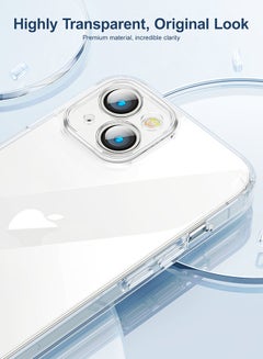 اشتري جراب JR-14D3 iPhone 14 Plus شفاف مقاس 6.7 بوصة مقاوم للإصفرار ومقاوم للصدمات ومقاوم للصدمات ومضاد للخدش وغطاء هاتف خلوي شفاف في مصر