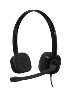 اشتري On-Ear Stereo Headset With Mic Black في الامارات