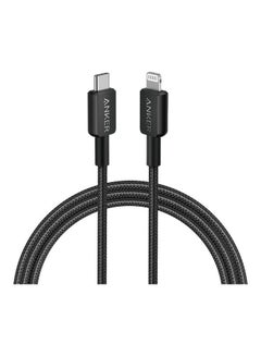 اشتري PD To Lightning Cable For Apple Devices, iPhones, iPads, 1.8 Meters, 322 USB-C To Lightning Cable Black في الامارات