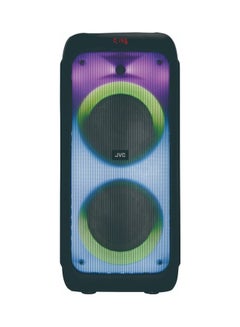 Buy Portable Party Speaker 1600W PMPO With Led Flame Lights, Wireless Mic And Bluetooth XS-N5213PB Black in UAE