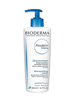 Buy Atoderm Ultra Nourishing Cream For Dry To Very Dry Sensitive Skin White 500ml in Saudi Arabia