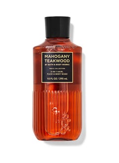 Buy Mahogany Teakwood 3-in-1 Hair, Face And Body Wash 295ml in UAE