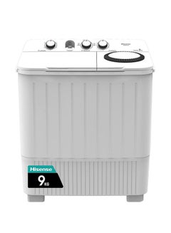 Buy Twin Tub Washing Machine With Air Intake Spin Cover 9.0 kg WSBE901 White in Saudi Arabia