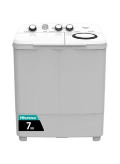 Buy Twin Tub Washing Machine With Air Intake Spin Cover 7.0 kg WSBE701 White in Saudi Arabia