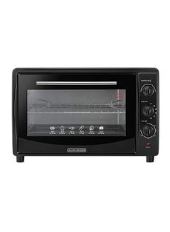 اشتري Toaster Oven With Double Glass Black في الامارات