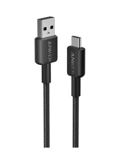 Buy USB To USB-C Cable, 0.9 Meters, For Devices With USB-C Port, 322 USB To USB-C Cable Black in UAE