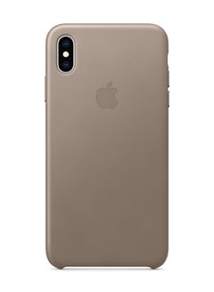 Buy Protective Case Cover For Apple iPhone XS Max Taupe in UAE