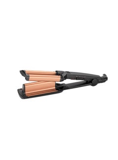 Buy BaByliss Deep Waves Styler, Swivel Cord For Ease Of Use, Floating Plates For Even Heat Distribution, Long-lasting Styling Results & Ceramic Heating Technology, W2447SDE Black in UAE