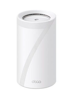 Buy Tri-Band WiFi 7 BE22000 Whole Home Mesh System (Deco BE85) | 12-Stream 22 Gbps | 2× 10G + 2× 2.5G Ports Wired Backhaul, 8× High-Gain Antennas | VPN, AI-Roaming, 4×4 MU-MIMO, HomeShield(1-Pack) White in Saudi Arabia