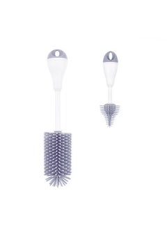 Buy 3-In-1 Silicon Brush Set For Baby Bottle Cleaning in UAE