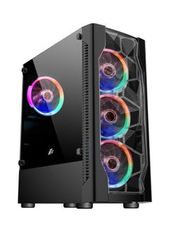 Buy TMD WOLF Max Gaming PC With Core i3-12100F Processor/ 16GB (2X8) RAM / Windows 10 Pro / 1TB Emmc  / NVIDIA GeForce GTX 1650 With RGB FANS Black in UAE