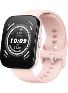 Buy Bip 5 Smart Watch Ultra Large Screen, Bluetooth Calling, Alexa Built-In, GPS Tracking, 10-Day Long Battery Life, Health Fitness Tracker With Heart Rate, Blood Oxygen Monitoring Pink in UAE